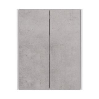 Шкаф Lemark Combi LM03C60SH-Beton 60 см подвесной Белый глянец бетон